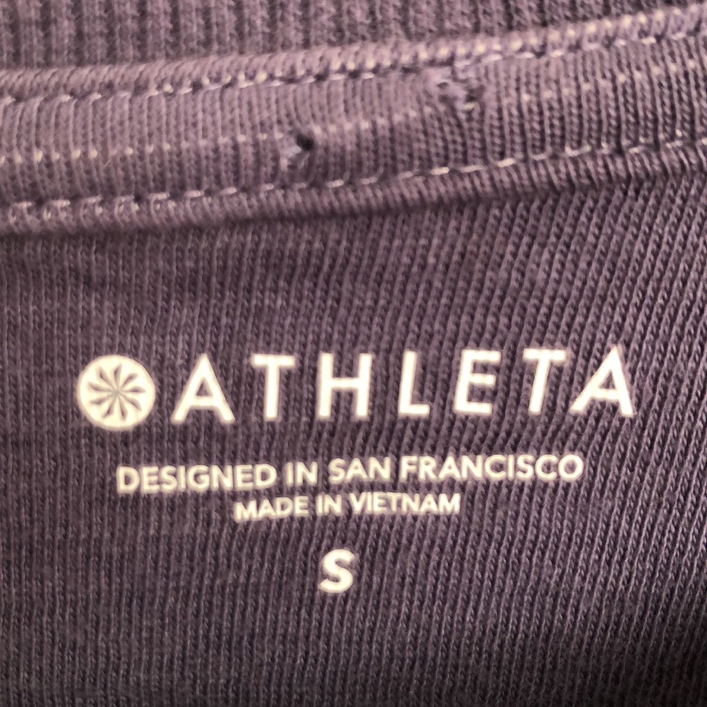 Athleta Ombre Sweat Shirt Sz Small - Picture 2 of 6